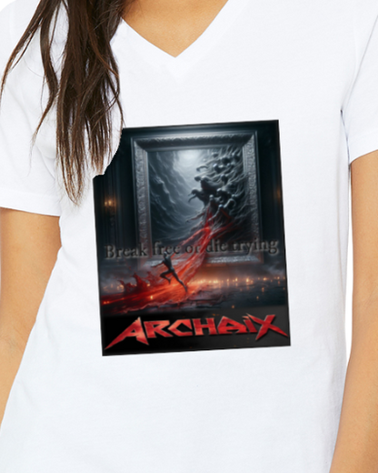 Break Free Women's V-Neck T-Shirt