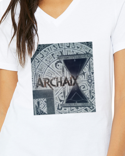 ARCHAIX Women's V-Neck T-Shirt