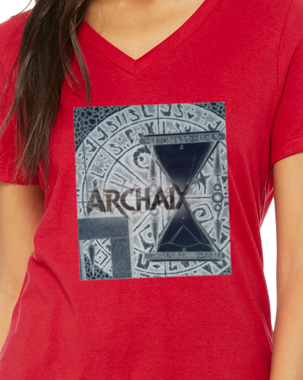 ARCHAIX Women's V-Neck T-Shirt