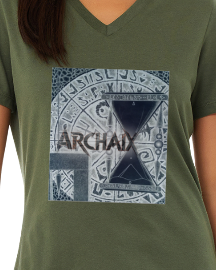 ARCHAIX Women's V-Neck T-Shirt
