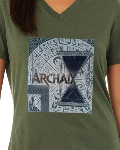 ARCHAIX Women's V-Neck T-Shirt