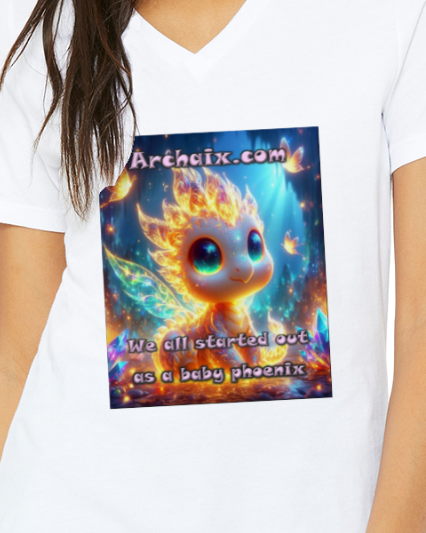 Baby Phoenix Women's V-Neck T-Shirt