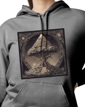Pyramid World Tree Hoodie