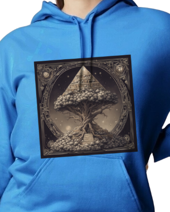 Pyramid World Tree Hoodie