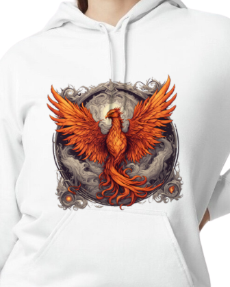 Bordered Phoenix Hoodie