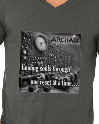 Guiding Souls Men's V-Neck T-Shirt