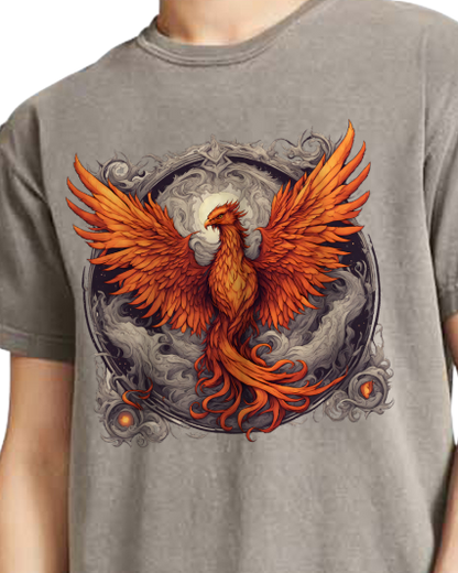 Bordered Phoenix Vintage T-Shirt