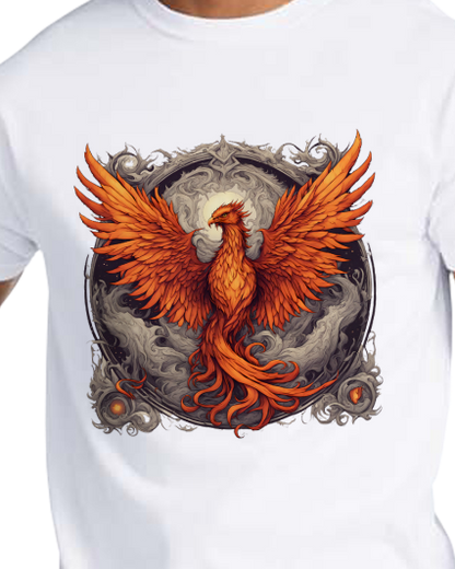 Bordered Phoenix Vintage T-Shirt