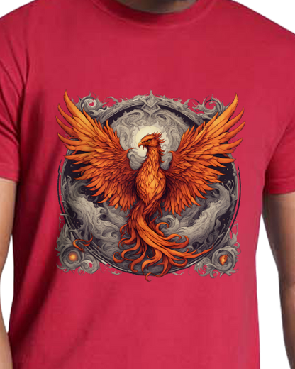 Bordered Phoenix Vintage T-Shirt