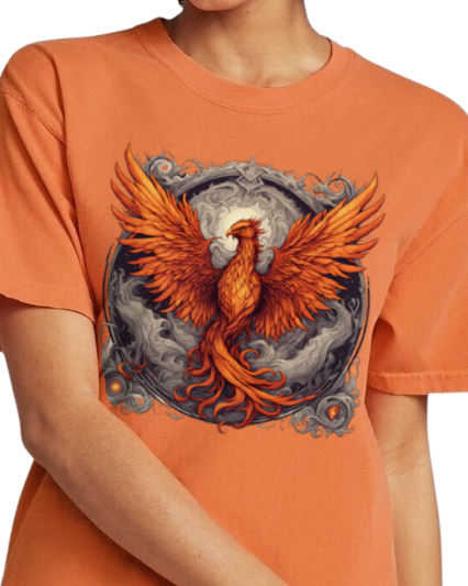 Bordered Phoenix Vintage T-Shirt