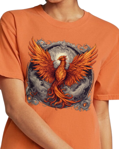 Bordered Phoenix Vintage T-Shirt
