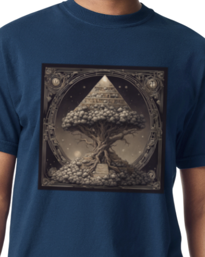 Pyramid World Tree Vintage T-Shirt