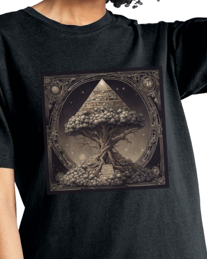 Pyramid World Tree Vintage T-Shirt
