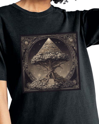 Pyramid World Tree Vintage T-Shirt