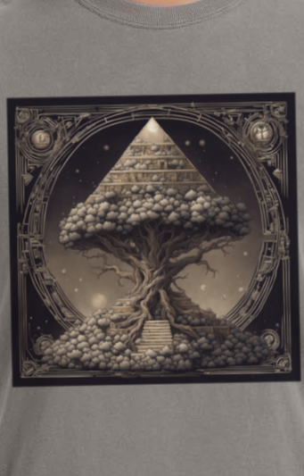 Pyramid World Tree Vintage T-Shirt