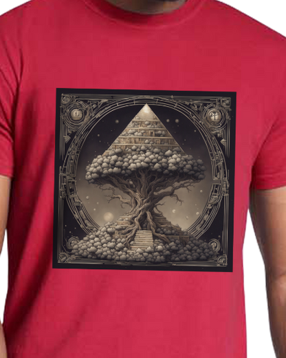 Pyramid World Tree Vintage T-Shirt