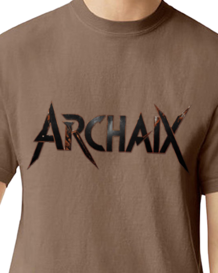 Archaix Black Jagged Vintage T-Shirt