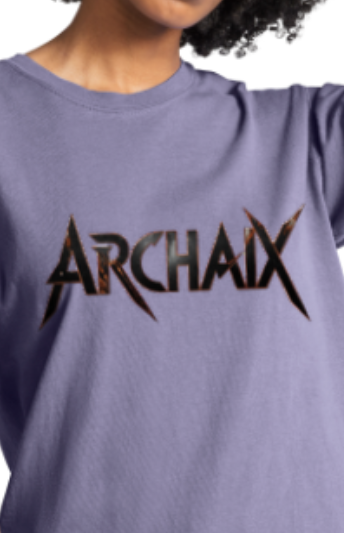 Archaix Black Jagged Vintage T-Shirt