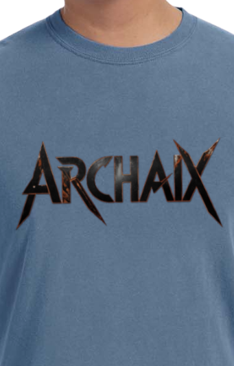 Archaix Black Jagged Vintage T-Shirt