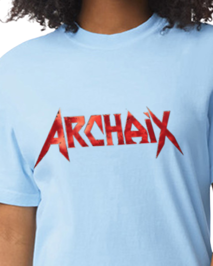 Archaix Red Jagged Vintage T-Shirt