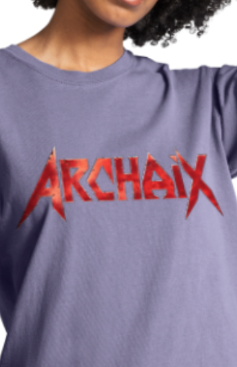 Archaix Red Jagged Vintage T-Shirt