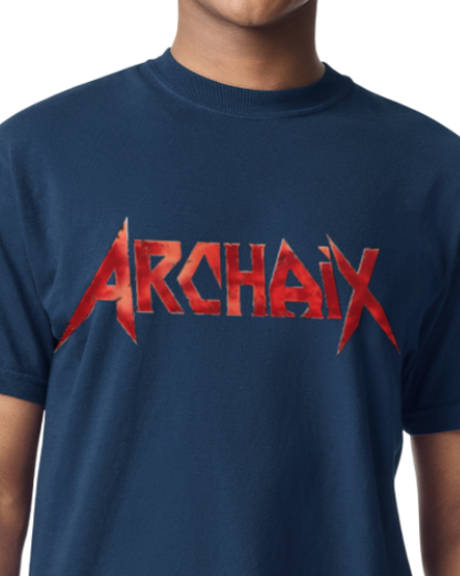 Archaix Red Jagged Vintage T-Shirt