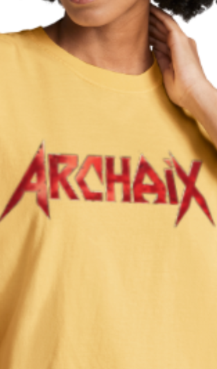 Archaix Red Jagged Vintage T-Shirt