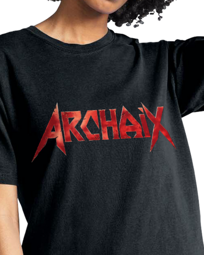 Archaix Red Jagged Vintage T-Shirt