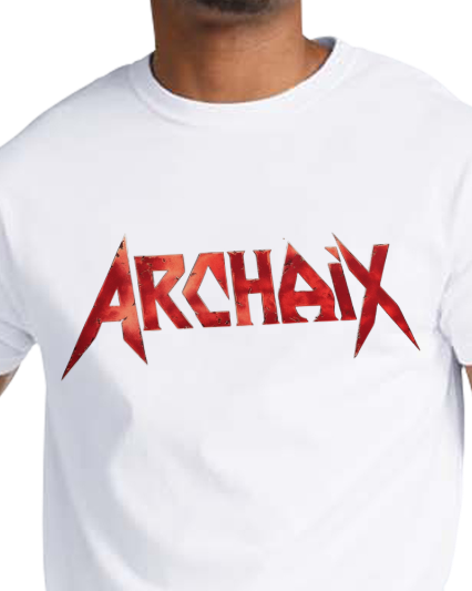 Archaix Red Jagged Vintage T-Shirt