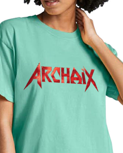 Archaix Red Jagged Vintage T-Shirt
