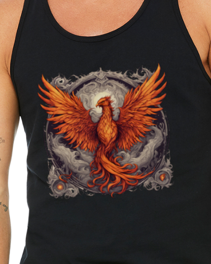 Bordered Phoenix Jersey Tank Top