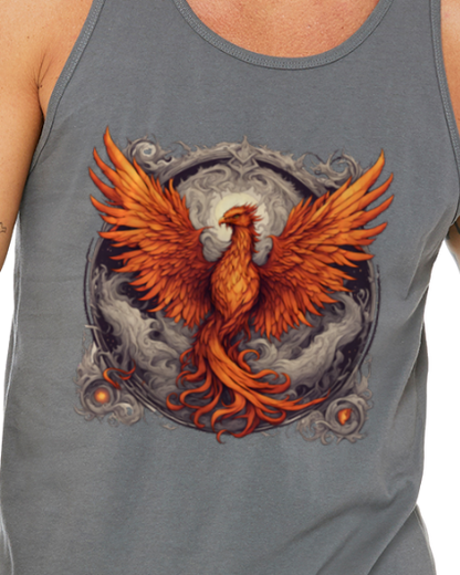 Bordered Phoenix Jersey Tank Top
