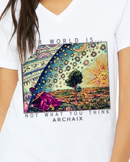 Peeking Through the Veil Women's V-Neck T-Shirt