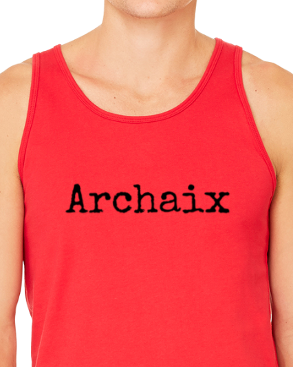 Archaix Typed Jersey Tank Top