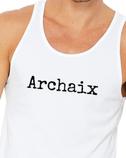 Archaix Typed Jersey Tank Top