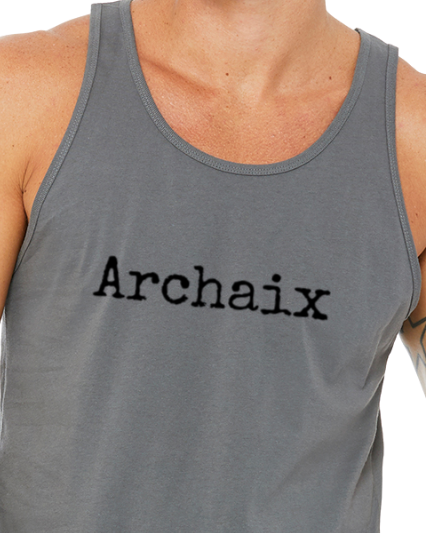 Archaix Typed Jersey Tank Top