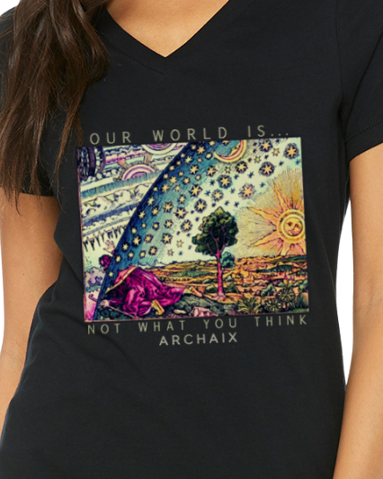 Peeking Through the Veil Women's V-Neck T-Shirt