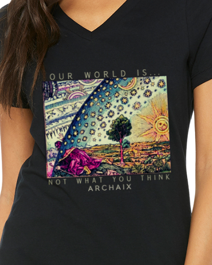 Peeking Through the Veil Women's V-Neck T-Shirt