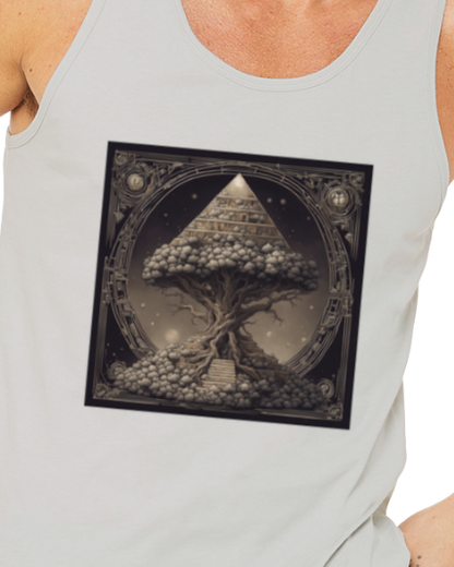 Pyramid World Tree Jersey Tank Top