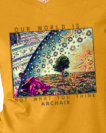 Peeking Through the Veil Women's V-Neck T-Shirt