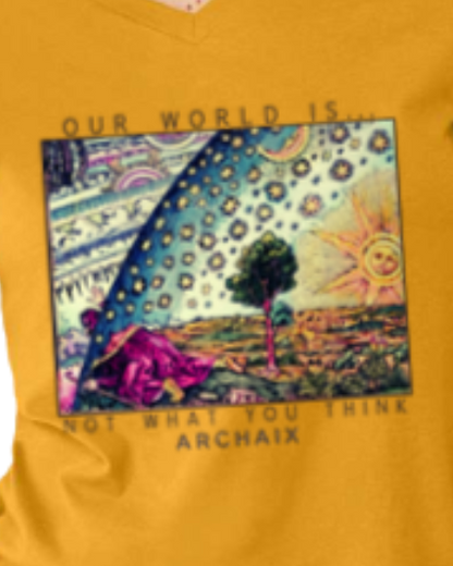 Peeking Through the Veil Women's V-Neck T-Shirt