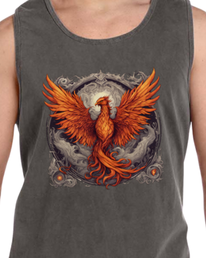 Bordered Phoenix Vintage Tank Top
