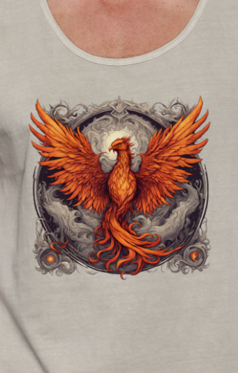 Bordered Phoenix Vintage Tank Top