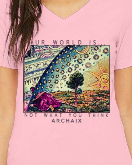 Peeking Through the Veil Women's V-Neck T-Shirt