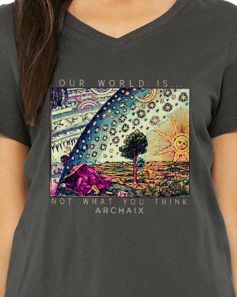 Peeking Through the Veil Women's V-Neck T-Shirt