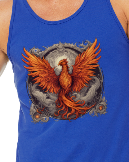 Bordered Phoenix Jersey Tank Top