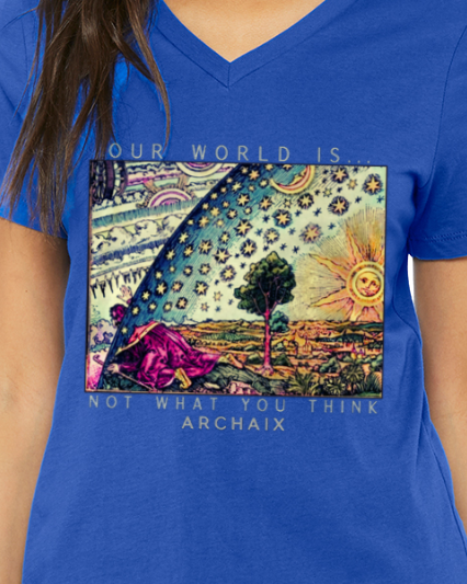 Peeking Through the Veil Women's V-Neck T-Shirt