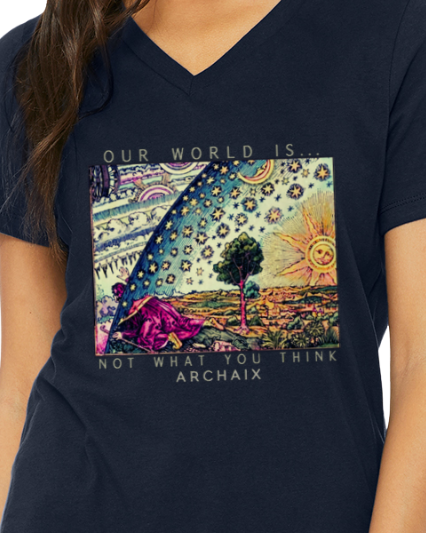 Peeking Through the Veil Women's V-Neck T-Shirt