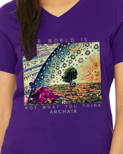 Peeking Through the Veil Women's V-Neck T-Shirt