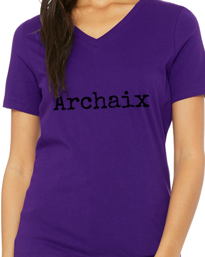 Archaix Typed V-Neck T-Shirt